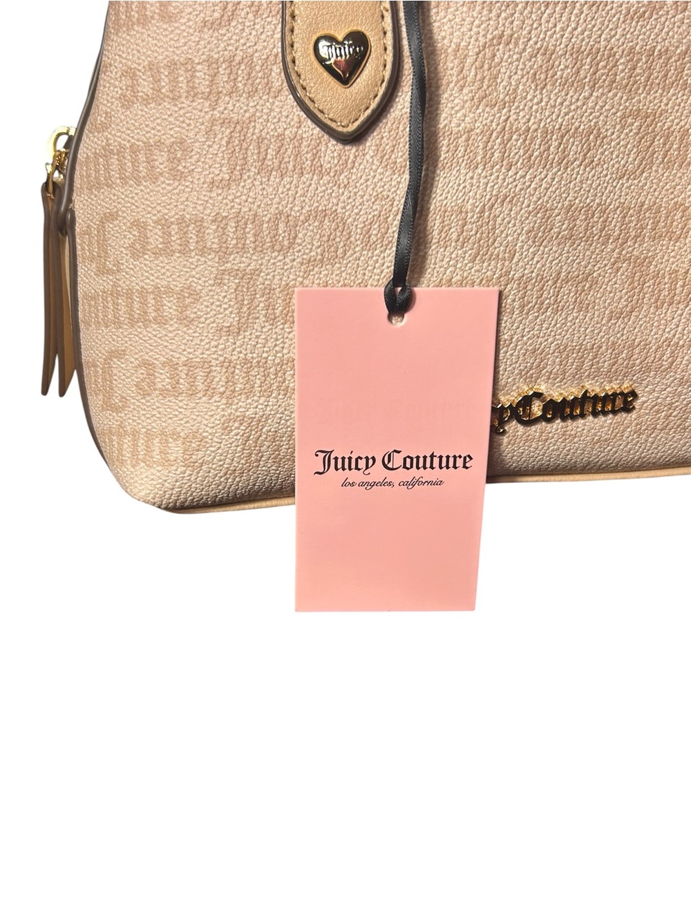 NWT Juicy Couture Sweet Thing II Mini Satchel Crossbody Bag Sandstone Beige - Picture 5 of 12